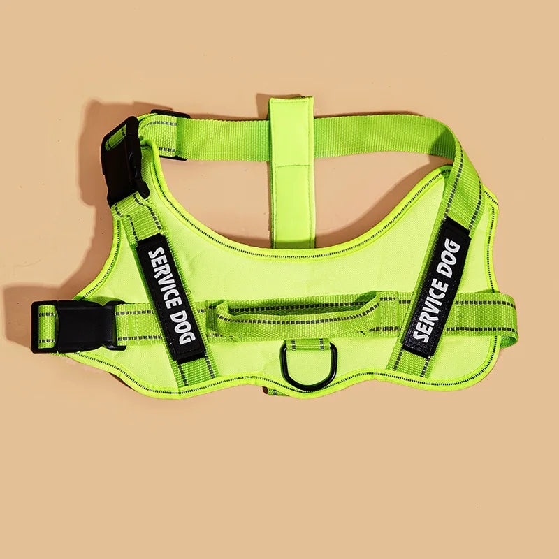 Dog Harness Emotional Support Pet Vest Harness Reflective Breathable and Adjustable No-Pull  Dog Harness