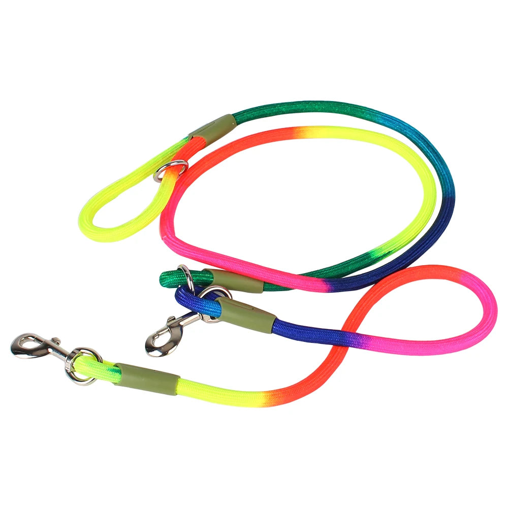 Pet Products Chain for Small Large Dogs Leads for Running Traction Rope Nylon Leashes Pet Dogs Chain Free Hands Rope