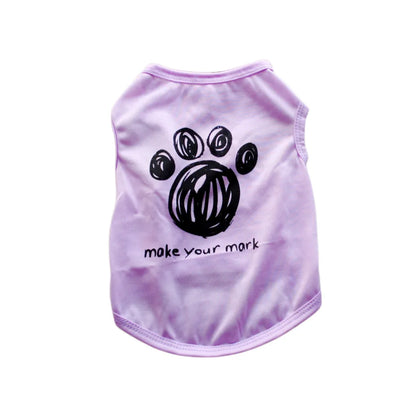 Security Clothing for Dogs Summer Pet Clothes Vest for Small Dogs Chihuahua Yorkshire Puppy Cats Low Price Pets T-shirt Costume