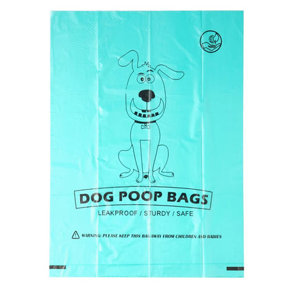 15PCS/ Roll Biodegradable Dog Poop Bags Bulk Biobase Scented Poo Bag Degradable Cat Waste Bags Dog Poop Bag Dispenser